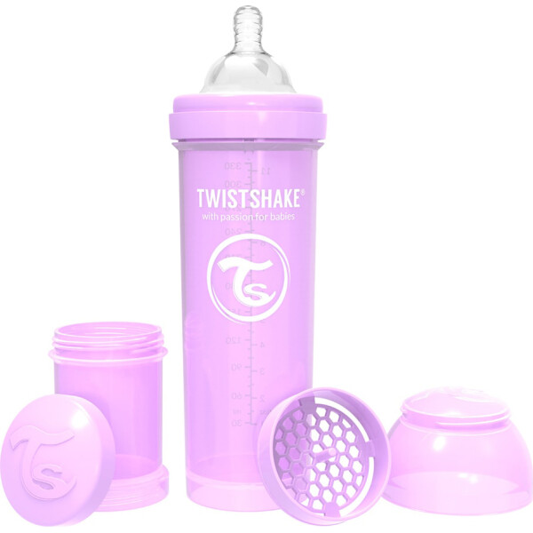 

Антиколиковая бутылочка Twistshake 330мл лавандовая 78264