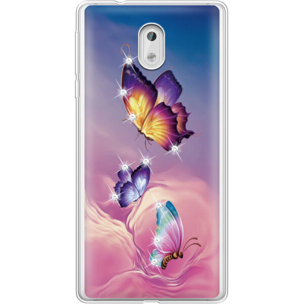 

Силиконовый чехол BoxFace Nokia 3 Butterflies (31263-rs19)