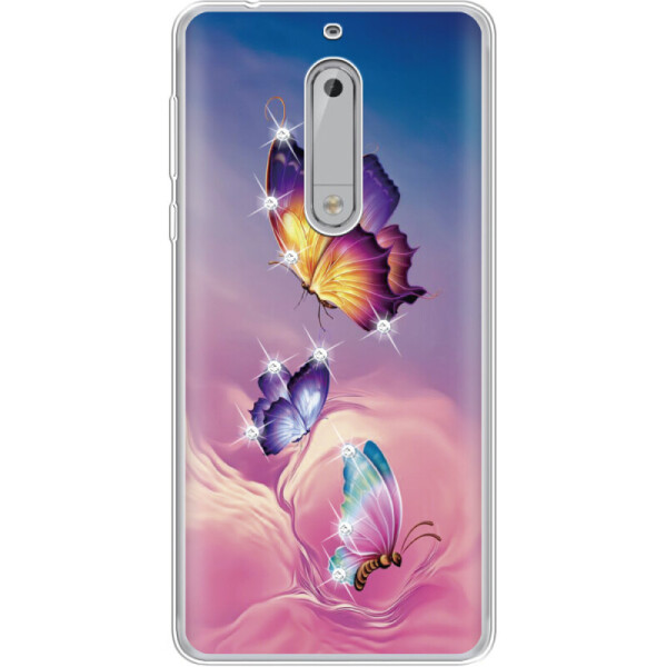 

Силиконовый чехол BoxFace Nokia 5 Butterflies (31264-rs19)