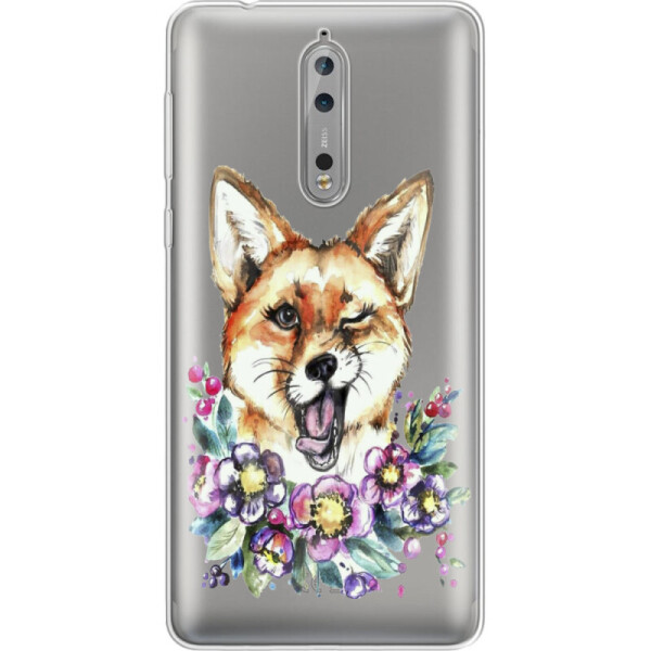

Силиконовый чехол BoxFace Nokia 8 Winking Fox (32213-cc13)
