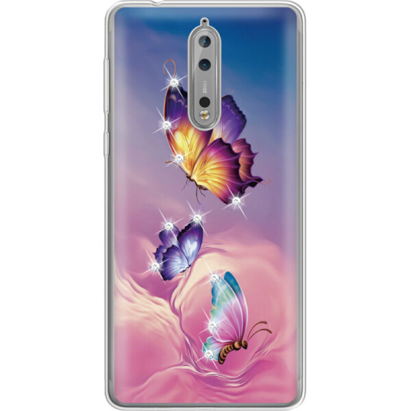 

Силиконовый чехол BoxFace Nokia 8 Butterflies (32213-rs19)