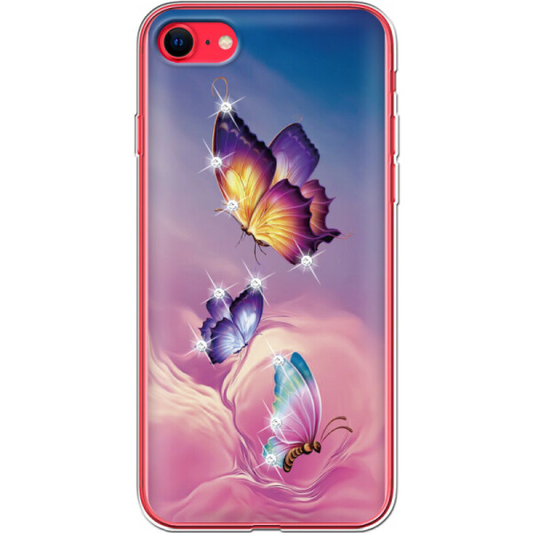 

Силиконовый чехол BoxFace Apple iPhone SE (2020) Butterflies (39592-rs19)