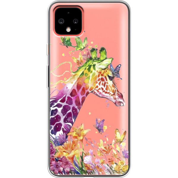 

Силиконовый чехол BoxFace Google Pixel 4 XL Colorful Giraffe (38491-cc14)