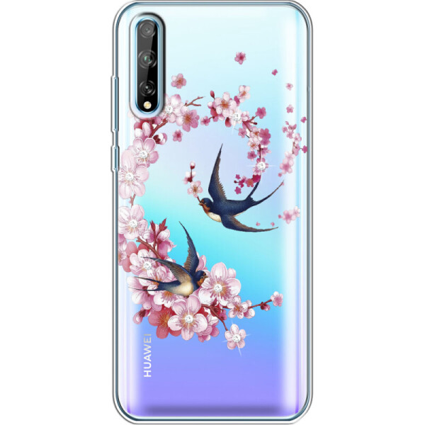 

Силиконовый чехол BoxFace Huawei P Smart S Swallows and Bloom (40353-rs4)