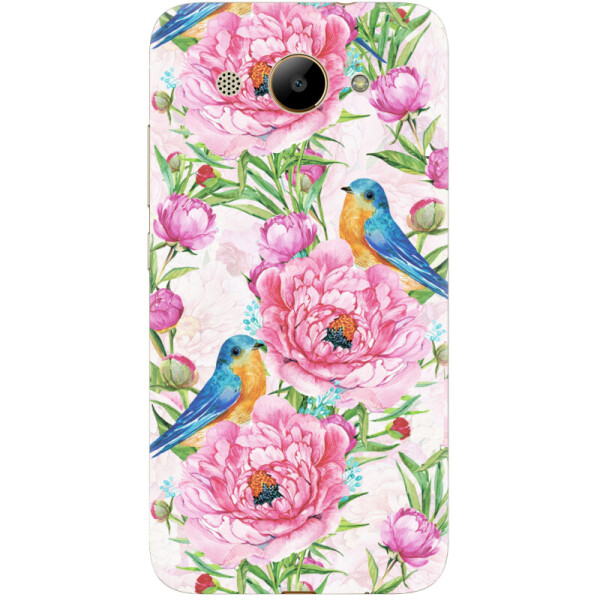 

Силиконовый чехол BoxFace Huawei Y3 2017 Birds and flowers (30977-up2376)
