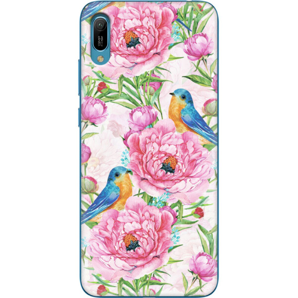

Силиконовый чехол BoxFace Huawei Y6 2019 Birds and Flowers (36451-up2376)