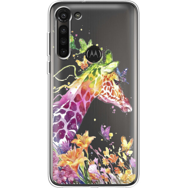 

Силиконовый чехол BoxFace Motorola G8 Power Colorful Giraffe (40962-cc14)
