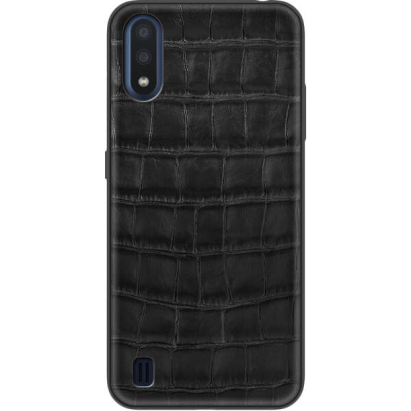 

Кожаный чехол BoxFace Samsung A015 Galaxy A01 Crocodile Black (38839-lc4)
