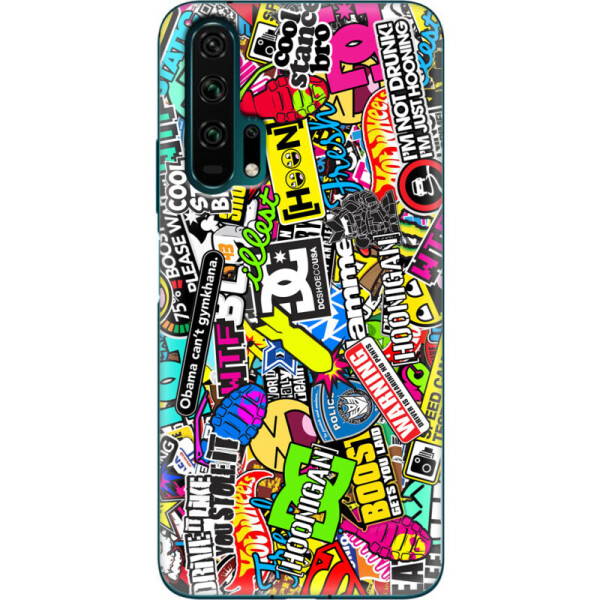 

Силиконовый чехол BoxFace Huawei Honor 20 Pro Multicolored Inscriptions (38272-up880)
