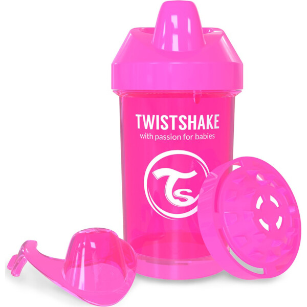 

Чашка-непроливайка Twistshake 300мл 8+мес розовая 78058