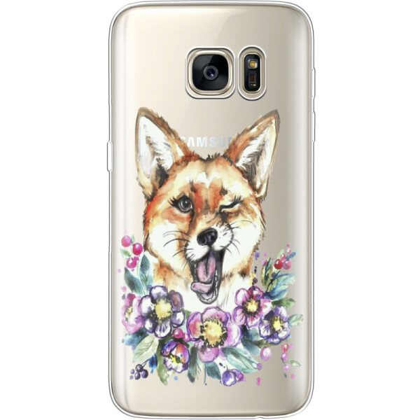 

Силиконовый чехол BoxFace Samsung G930 Galaxy S7 Winking Fox (24997-cc13)