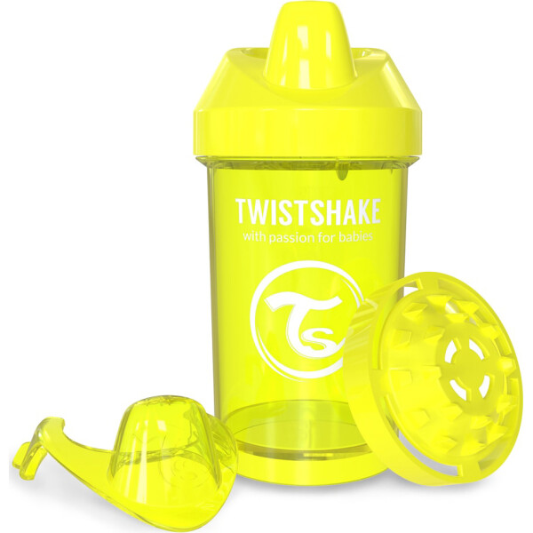 

Чашка-непроливайка Twistshake 300мл 8+мес желтая 78066