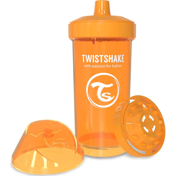 Акція на Детская чашка Twistshake 360мл 12+мес оранжевая 78070 від Allo UA