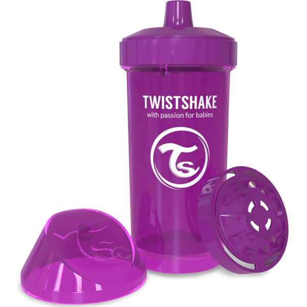 Акція на Детская чашка Twistshake 360мл 12+мес фиолетовая 78072 від Allo UA