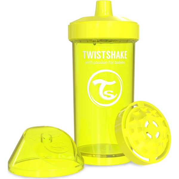 

Детская чашка Twistshake 360мл 12+мес желтая 78075