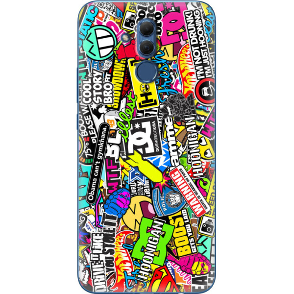 

Силиконовый чехол BoxFace Huawei Mate 20 Lite Multicolored Inscriptions (38978-up880)
