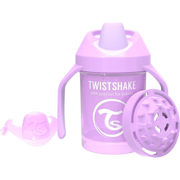 

Мини чашка с ручками Twistshake 230мл 4+мес лавандовая 78268