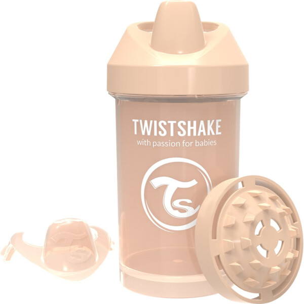 

Чашка-непроливайка Twistshake 300мл 8+мес бежевая 78277