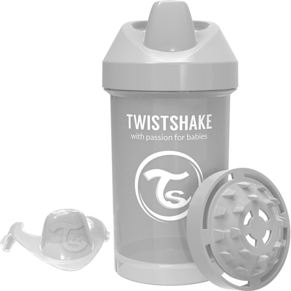 

Чашка-непроливайка Twistshake 300мл 8+мес серая 78278