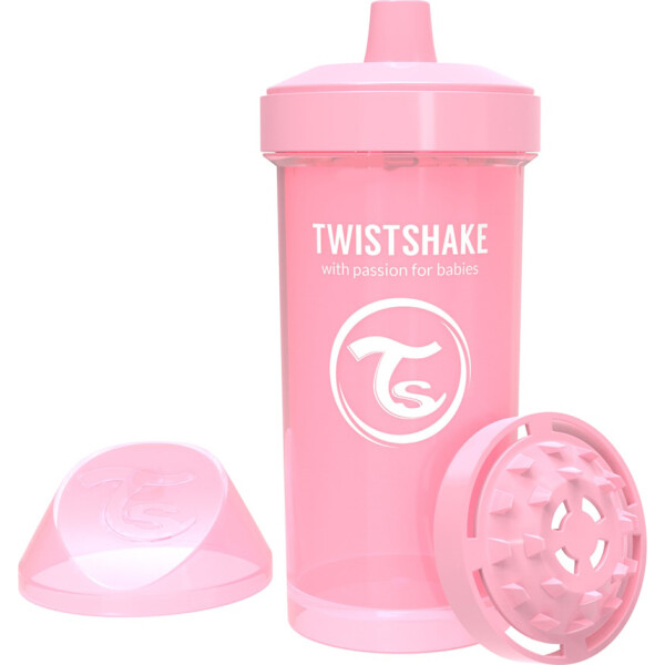 Акція на Детская чашка Twistshake 360мл 12+мес светло-розовая 78279 від Allo UA