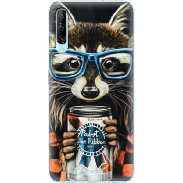 

Силиконовый чехол BoxFace Huawei P Smart Pro Енот с банкой (38612-up1333)
