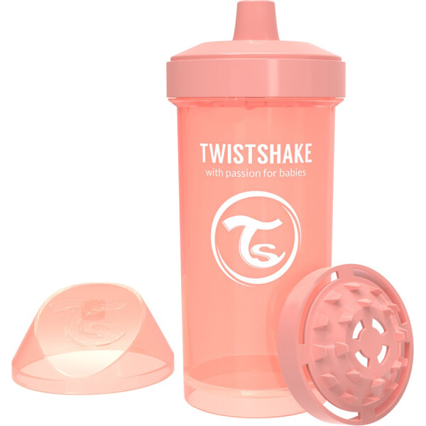 

Детская чашка Twistshake 360мл 12+мес светло-персиковая 78322