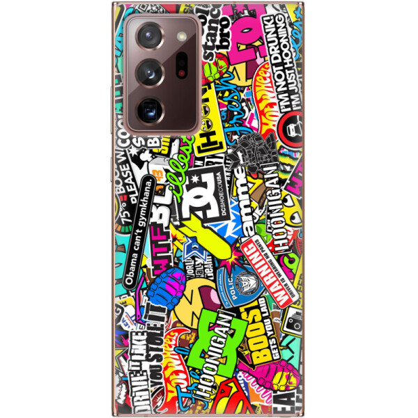 

Силиконовый чехол BoxFace Samsung N985 Galaxy Note 20 Ultra Multicolored Inscriptions (40573-up880)