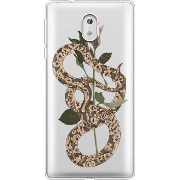 

Силиконовый чехол BoxFace Nokia 3 Glamor Snake (31263-cc67)