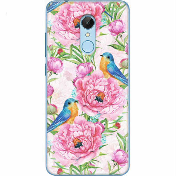 

Силиконовый чехол BoxFace Xiaomi Redmi 5 Birds and flowers (32520-up2376)