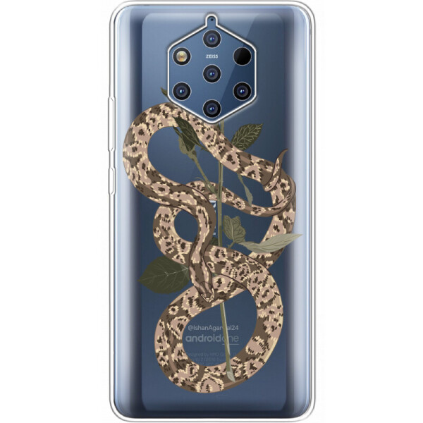 

Силиконовый чехол BoxFace Nokia 9 Glamor Snake (34179-cc67)