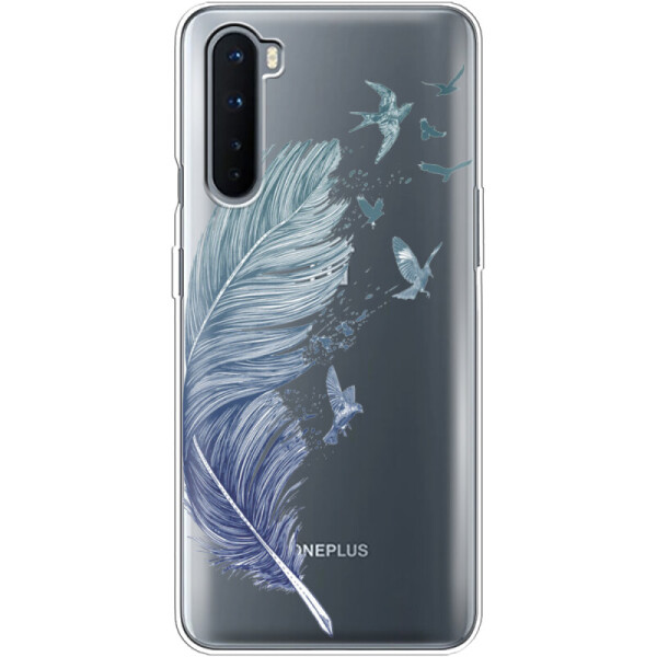 

Силиконовый чехол BoxFace OnePlus Nord Feather (40980-cc38)