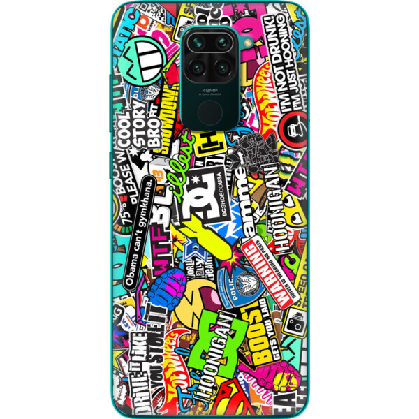 

Силиконовый чехол BoxFace Xiaomi Redmi Note 9 Multicolored Inscriptions (39801-up880)
