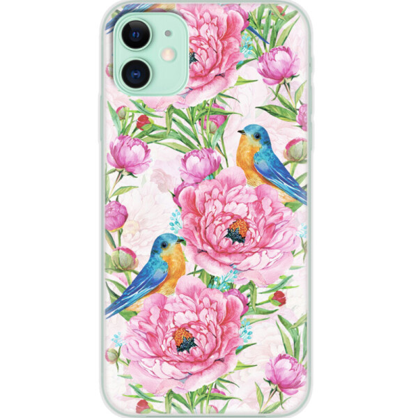 

Силиконовый чехол BoxFace Apple iPhone 11 Birds and flowers (38184-up2376)