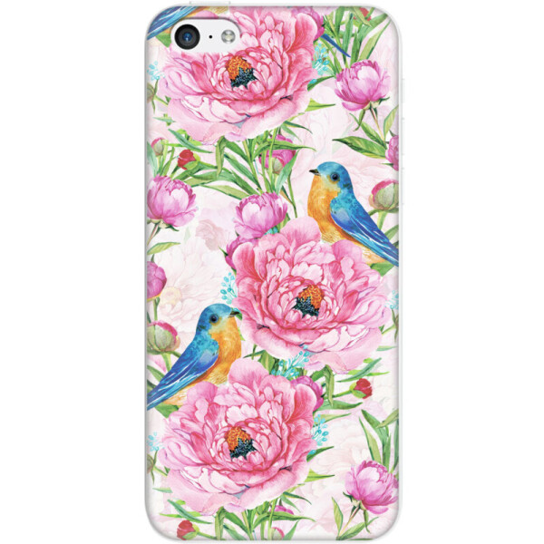 

Силиконовый чехол BoxFace Apple iPhone 5C Birds and flowers (32896-up2376)
