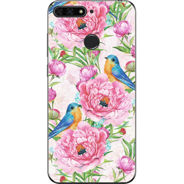

Силиконовый чехол BoxFace Huawei Honor 7C Birds and flowers (33854-up2376)