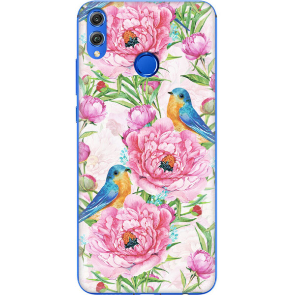

Силиконовый чехол BoxFace Huawei Honor 8x Birds and flowers (35419-up2376)