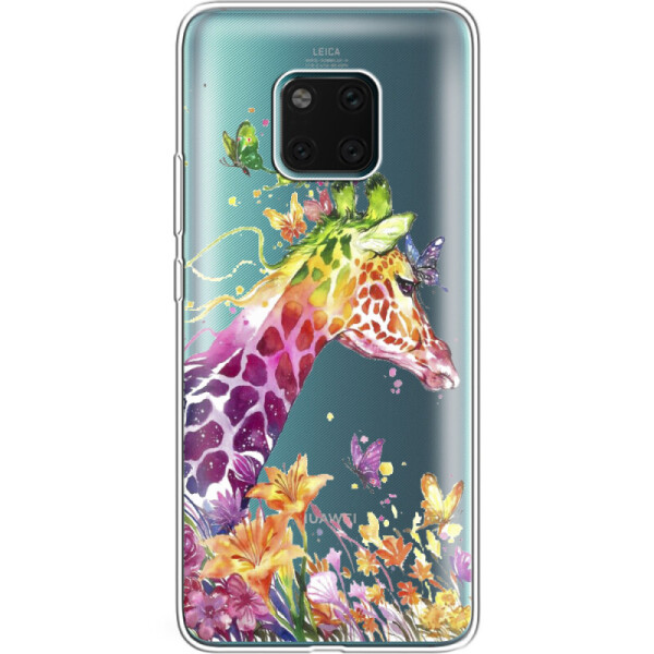 

Силиконовый чехол BoxFace Huawei Mate 20 Pro Colorful Giraffe (37099-cc14)