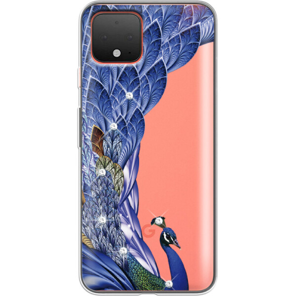 Силиконовый чехол BoxFace Google Pixel 4 Peafowl (38487-rs7)