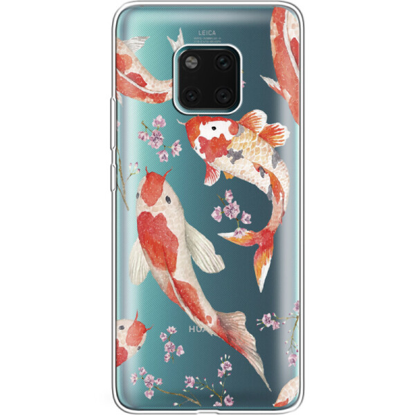 

Силиконовый чехол BoxFace Huawei Mate 20 Pro Japanese Koi Fish (37099-cc3)