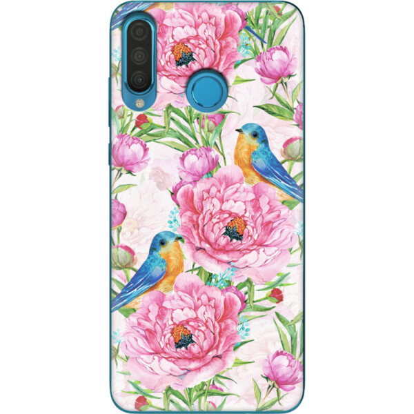 

Силиконовый чехол BoxFace Huawei P30 Lite Birds and Flowers (36871-up2376)