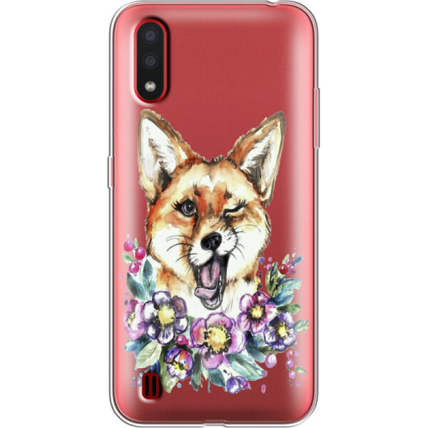 

Силиконовый чехол BoxFace Samsung A015 Galaxy A01 Winking Fox (38839-cc13)