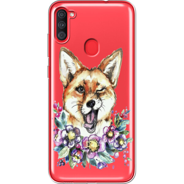 

Силиконовый чехол BoxFace Samsung A115 Galaxy A11 Winking Fox (39628-cc13)
