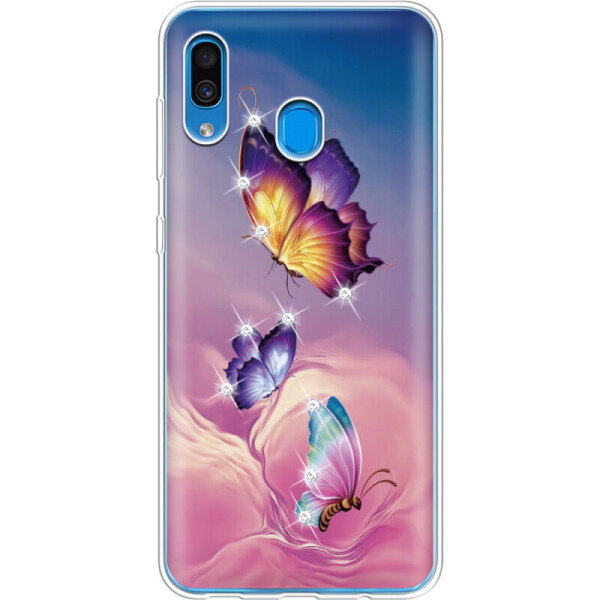 

Силиконовый чехол BoxFace Samsung A205 Galaxy A20 Butterflies (38263-rs19)