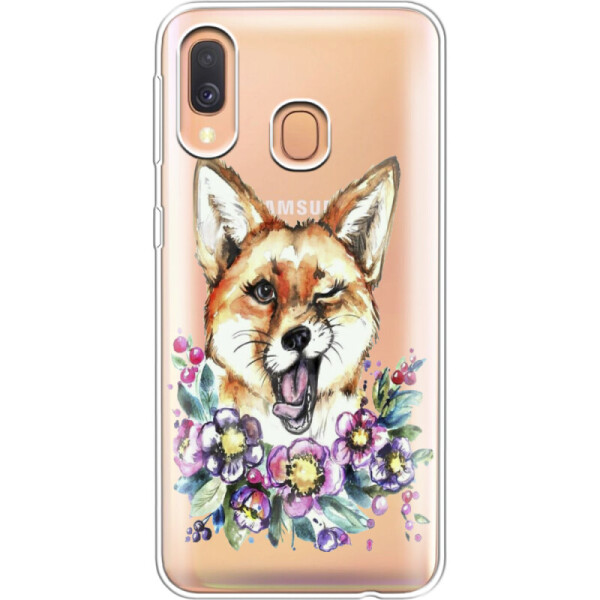 

Силиконовый чехол BoxFace Samsung A405 Galaxy A40 Winking Fox (36707-cc13)
