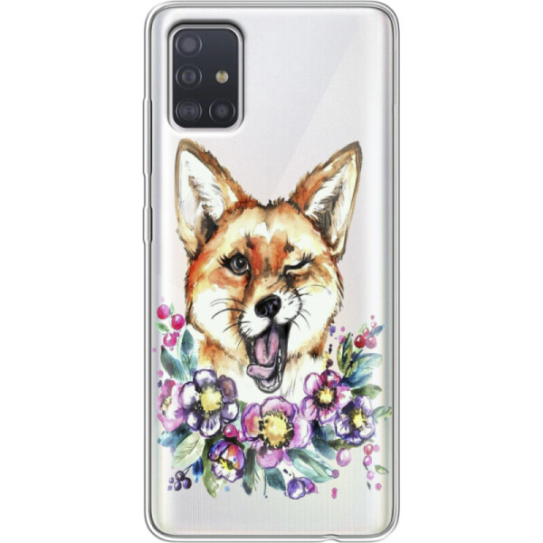 

Силиконовый чехол BoxFace Samsung A515 Galaxy A51 Winking Fox (38808-cc13)