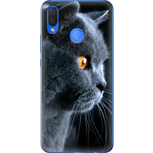 

Силиконовый чехол BoxFace Huawei P Smart Plus English cat (34912-up1346)