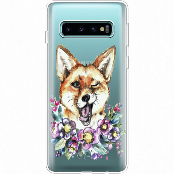 

Силиконовый чехол BoxFace Samsung G973 Galaxy S10 Winking Fox (35853-cc13)