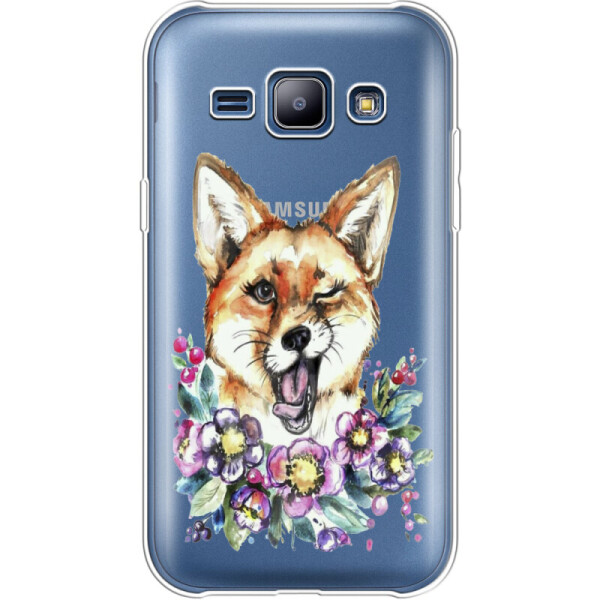 

Силиконовый чехол BoxFace Samsung J100H Galaxy J1 Winking Fox (24489-cc13)