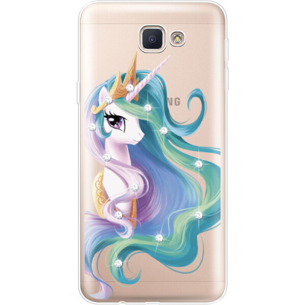 

Силиконовый чехол BoxFace Samsung J5 Prime G570F Unicorn Queen (26814-rs3)