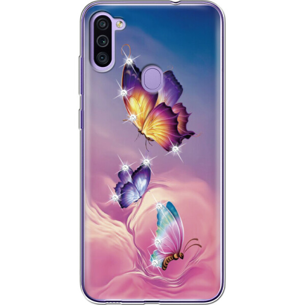 

Силиконовый чехол BoxFace Samsung M115 Galaxy M11 Butterflies (39780-rs19)